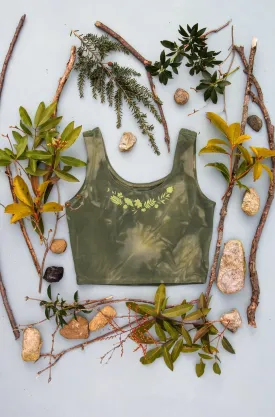 Green Goddess Organic Cotton Bra Top